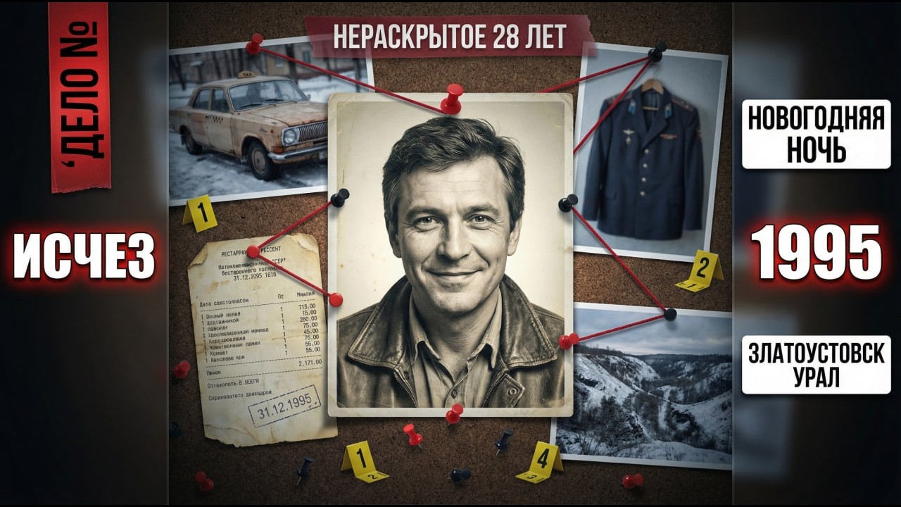 Таксист пропал в новогоднюю ночь 1995. Спустя 28 лет его машину нашли в овраге — на заднем.