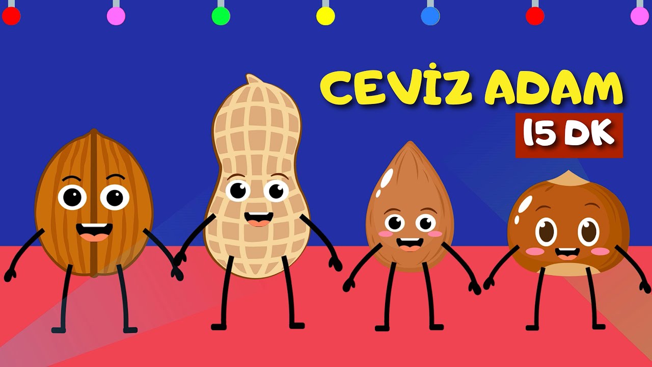 Ceviz Adam Şip Şap Şop | 7 Şarkı Bir Arada | Neşeli Minik En Sevilen Çocuk Şarkıları