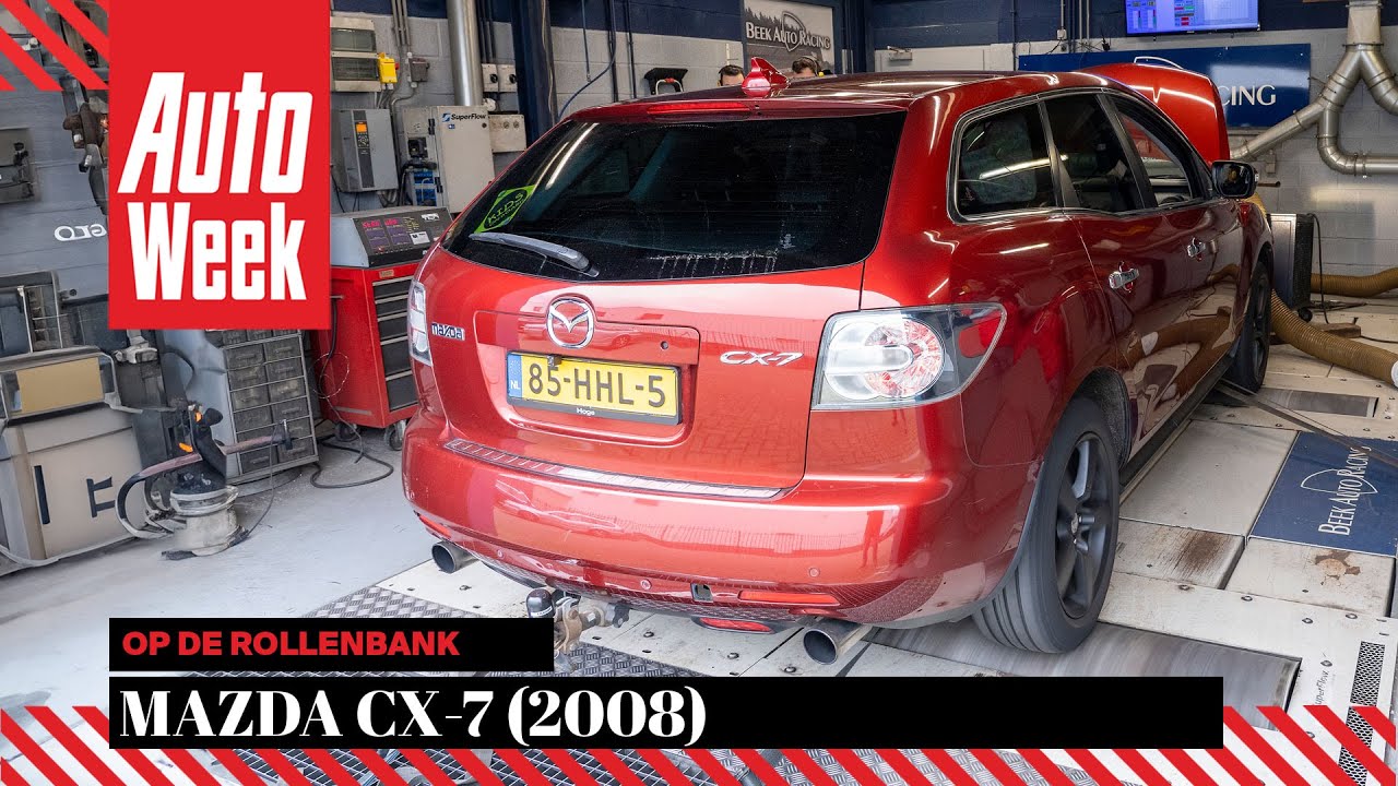 Mazda CX-7 (2008) - Op de rollenbank