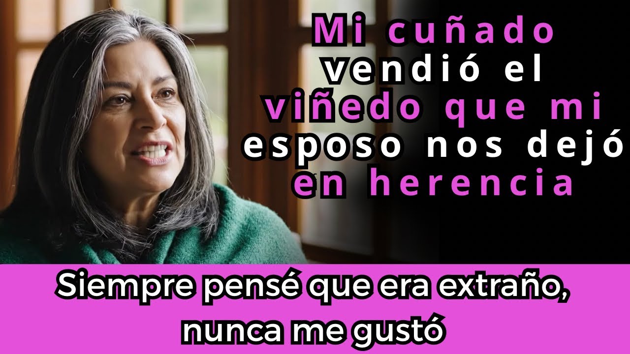 Mi cuñado vendió el viñedo que mi esposo nos dejó en herencia