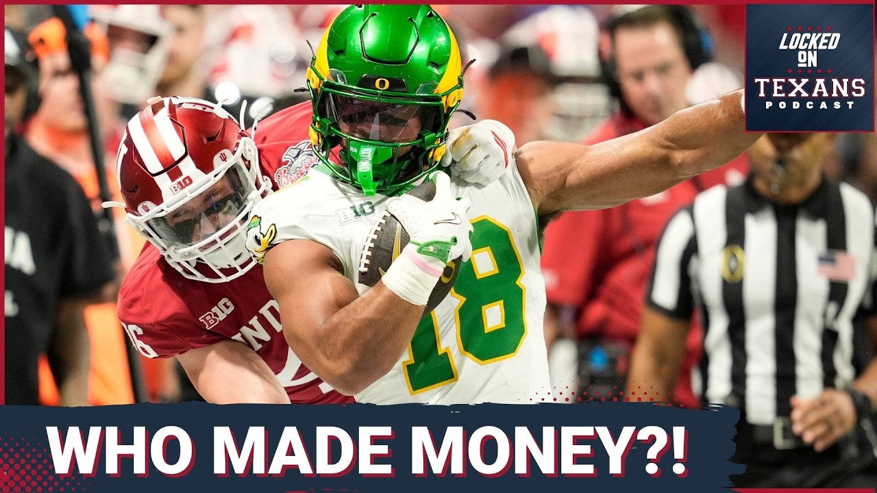Texans Draft BUZZ: Players Cash In| Trade Up for Kenyon Sadiq?! | AJ Haulcy Interview + NFLPA Grades