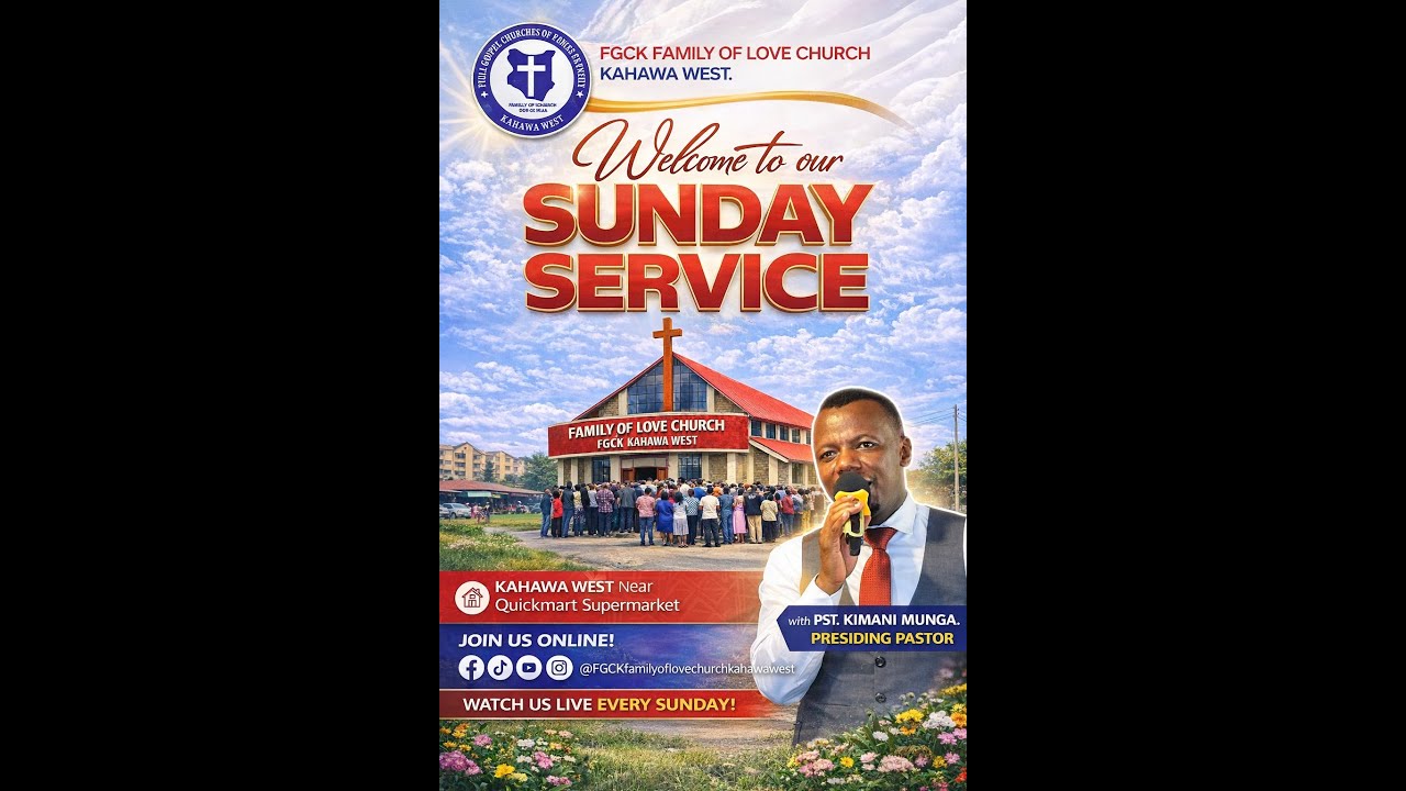 Sunday First Service 18th Jan 2026