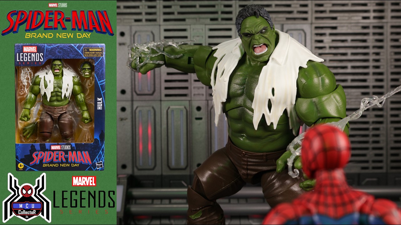 Обзор делюкс-фигурки Халка Marvel Legends: Marvel's Spider-Man Brand New Day из киновселенной Marvel