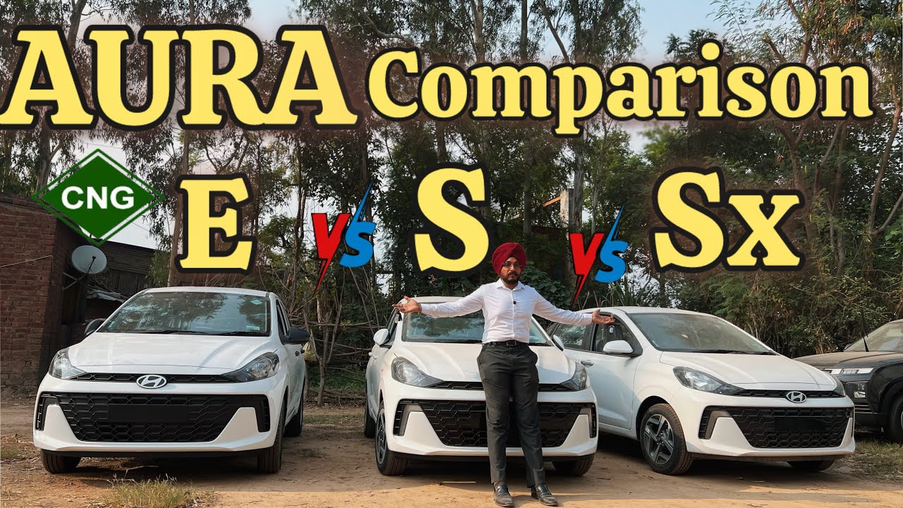 aura mega comparison 2025🔥aura e cng vs s cng vs sx cng ? Right choice for Ola uber ?#ola