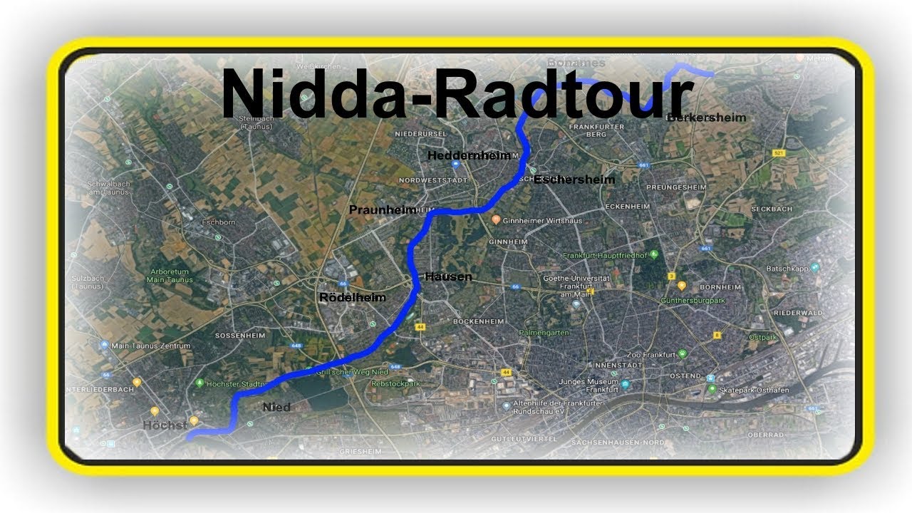 meinFrankfurt: Radtour entlang der Nidda