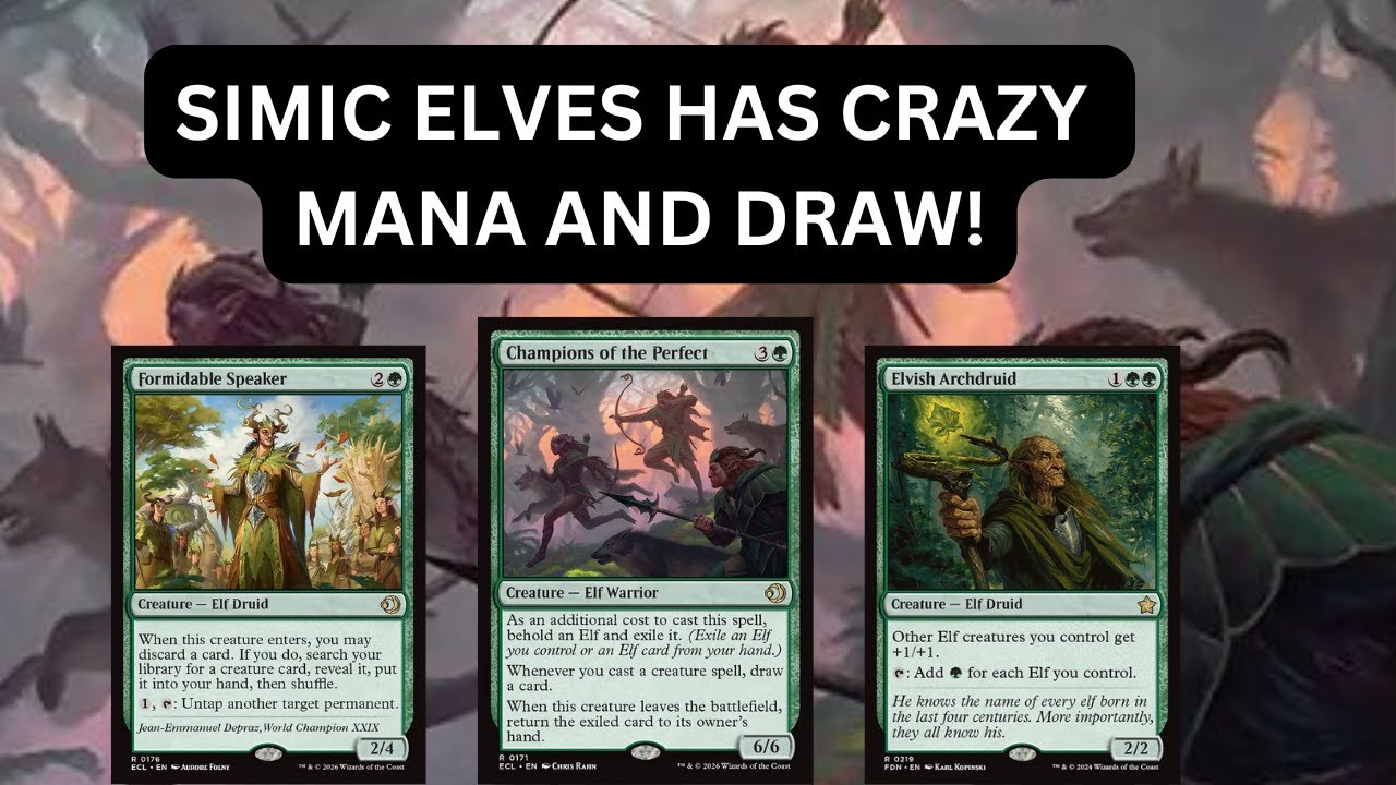 SIMIC ELVES IN PIONEER WITH LORWYN! CRAZY DRAW POWER!