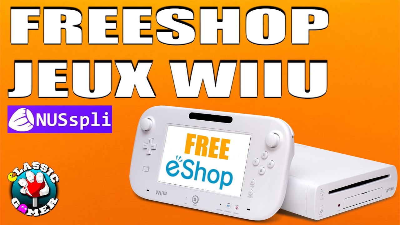 Le freeshop jeux de la Wiiu.