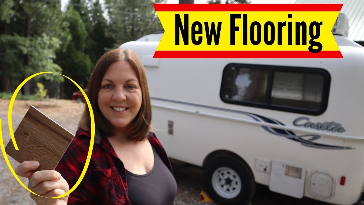 Removing Carpet/Installing NEW Flooring in Our Casita Trailer