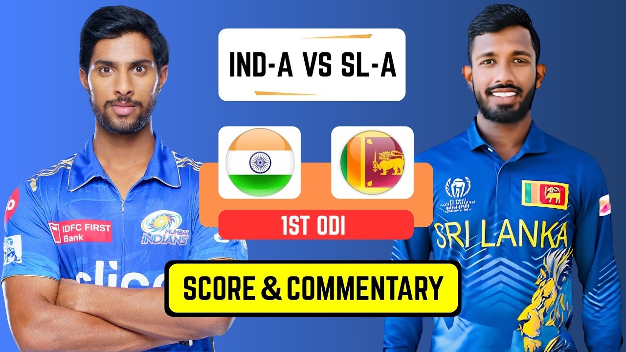 🔴 Live: India A Vs Sri lanka A &ndash; 1st ODI | Live Score & Commentary | Sri lanka TriNation Series 2026
