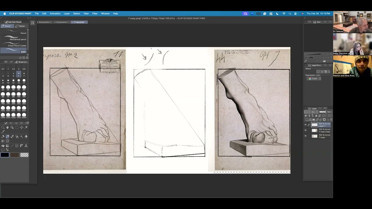 1st Bargue Assignment demonstration