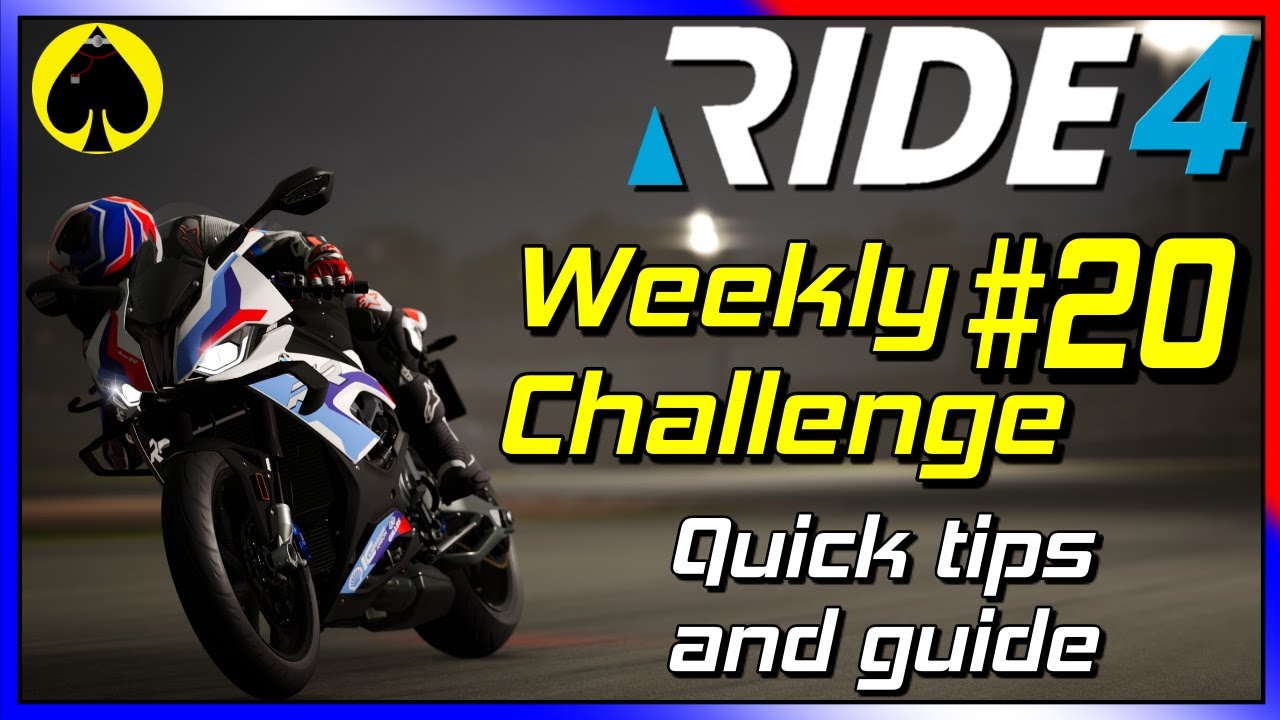 RIDE 4 - Weekly Challenge 20 - Suzuka - Quick Guide and tips