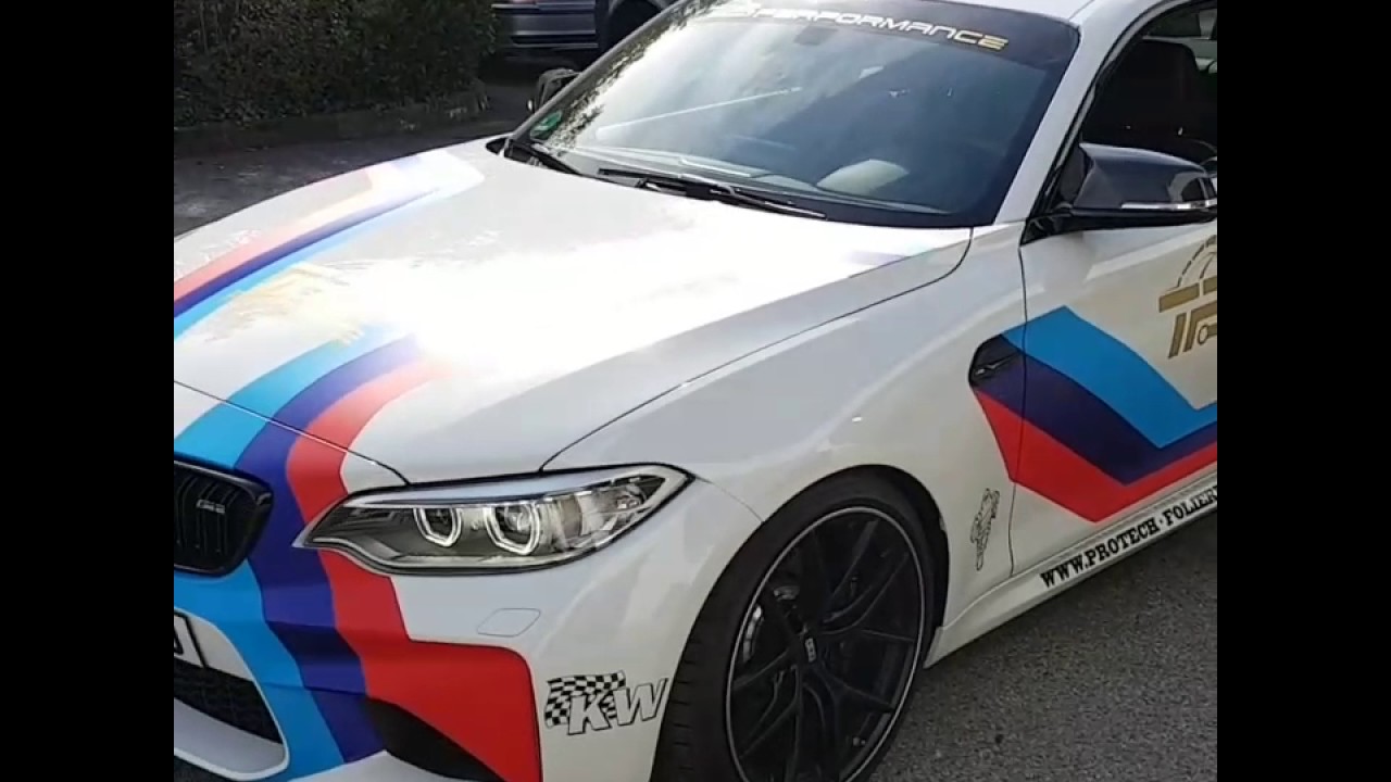 PROTECH-FOLIERUNGEN presentiert einen BMW M2 in Safetycar Design foliert