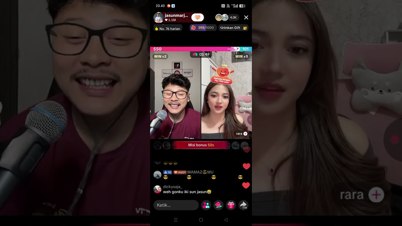 Live jasunmarju bersama rara