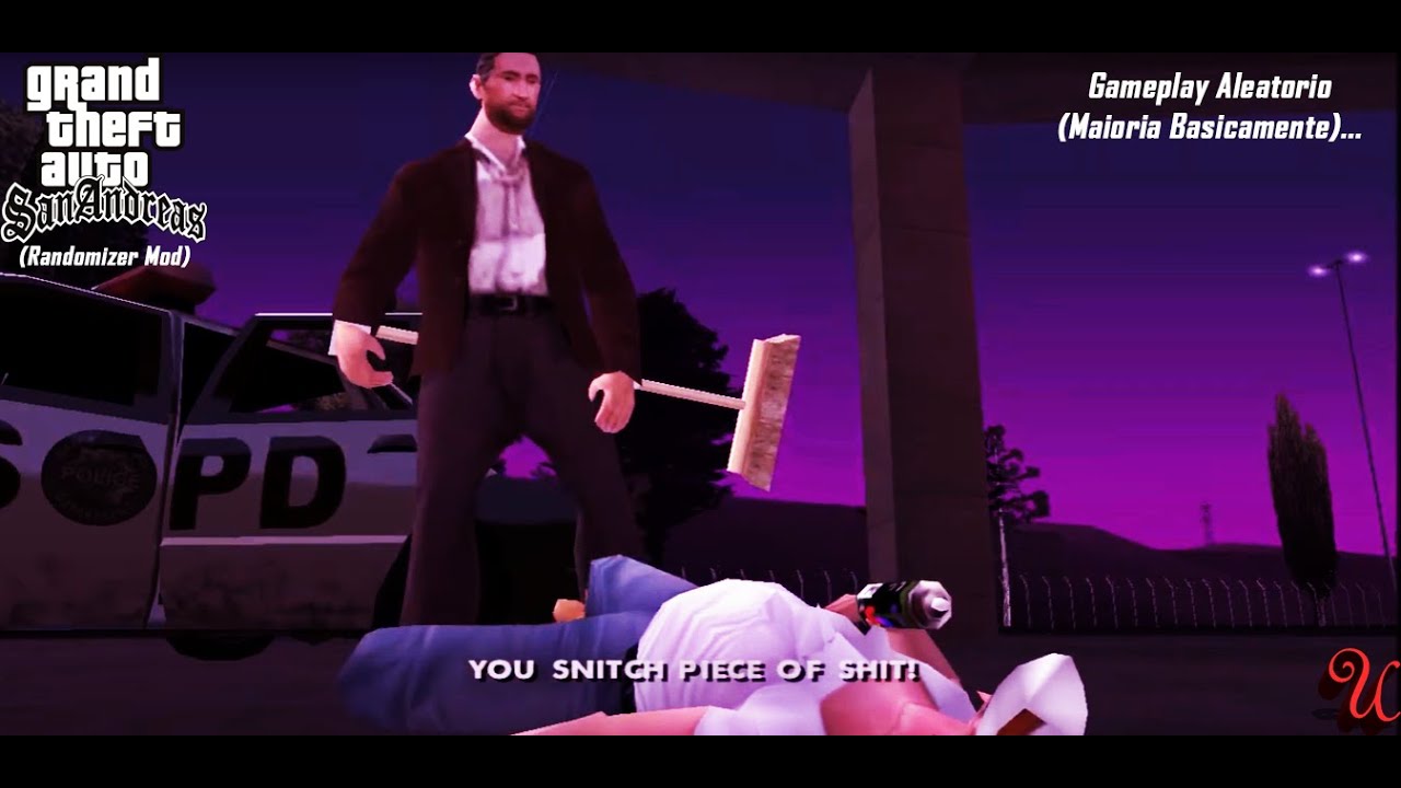 Gameplay Totalmente Aleatorio - GTA San Andreas #1.5 - (Randomizer mod)