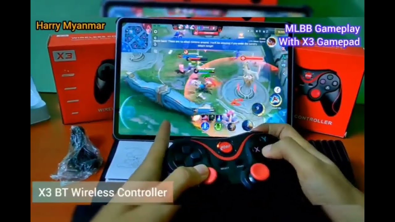 Mobile Legend Android game ကို X3 Gamepad နဲ့ ချိတ်ဆော့နည်း