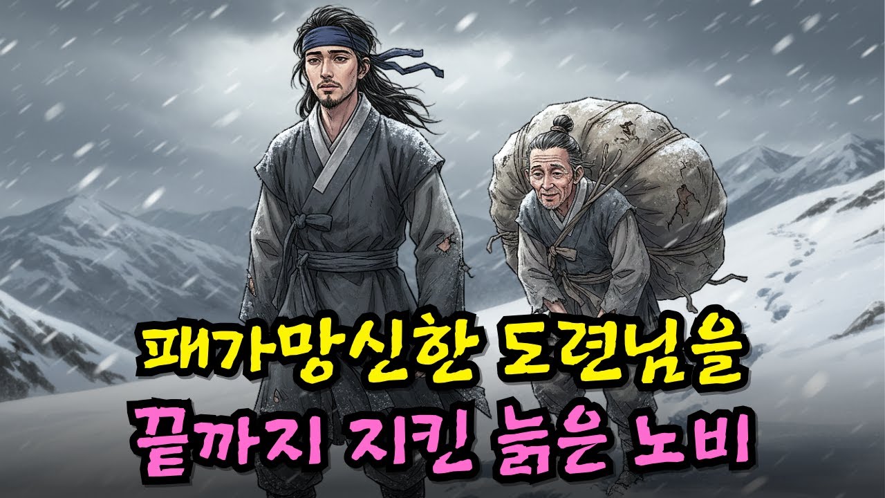 모두가 떠났을때, 패가망신한 도련님을 곁에 남은 늙은노비의 마지막 선택  l 야담 ㅣ잠잘오는이야기ㅣ옛날이야기ㅣ오디오북 ㅣ민담ㅣ신화ㅣ전설ㅣ해학 ㅣ설화ㅣ이야기