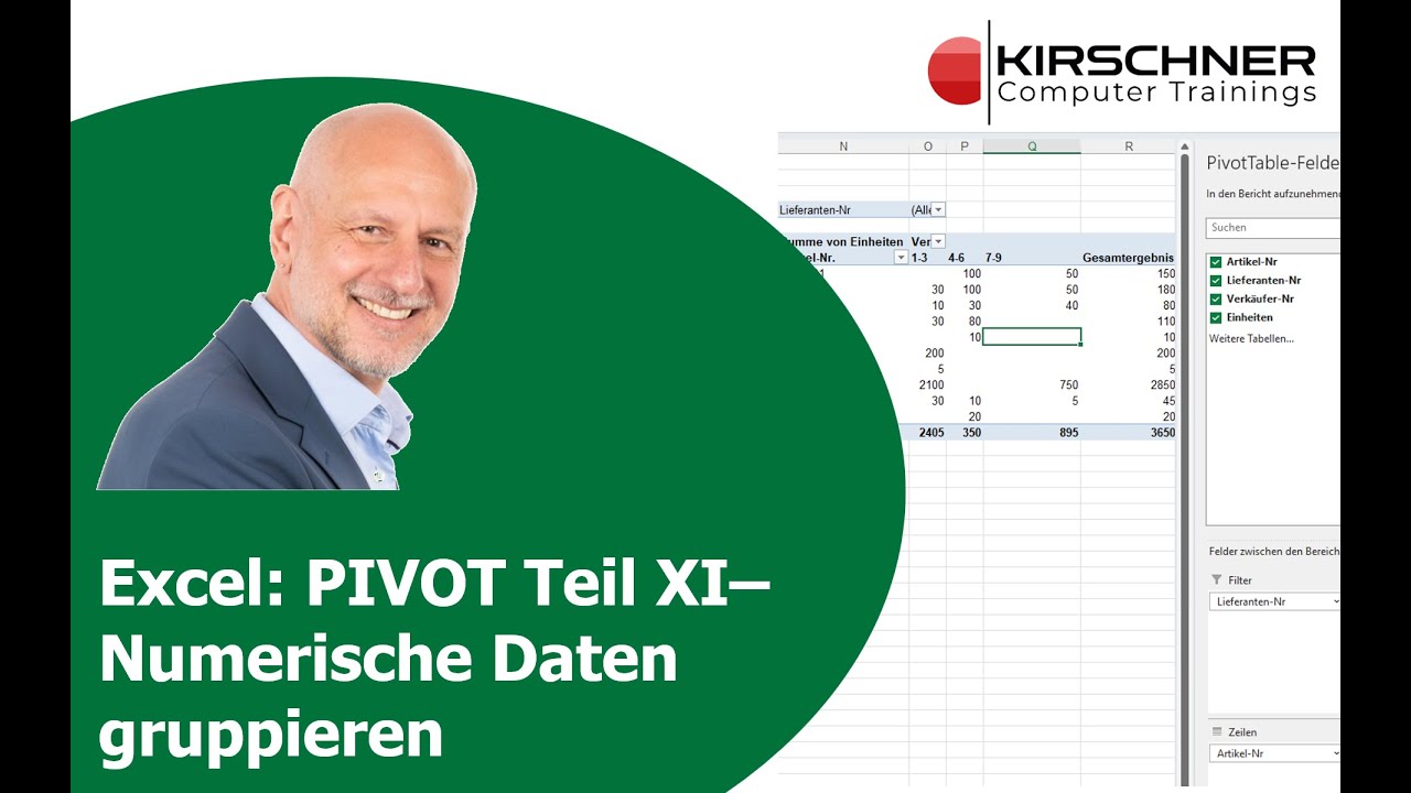 Pivot Teil XI Numerische Daten gruppieren – mehr Übersicht bei großen Daten