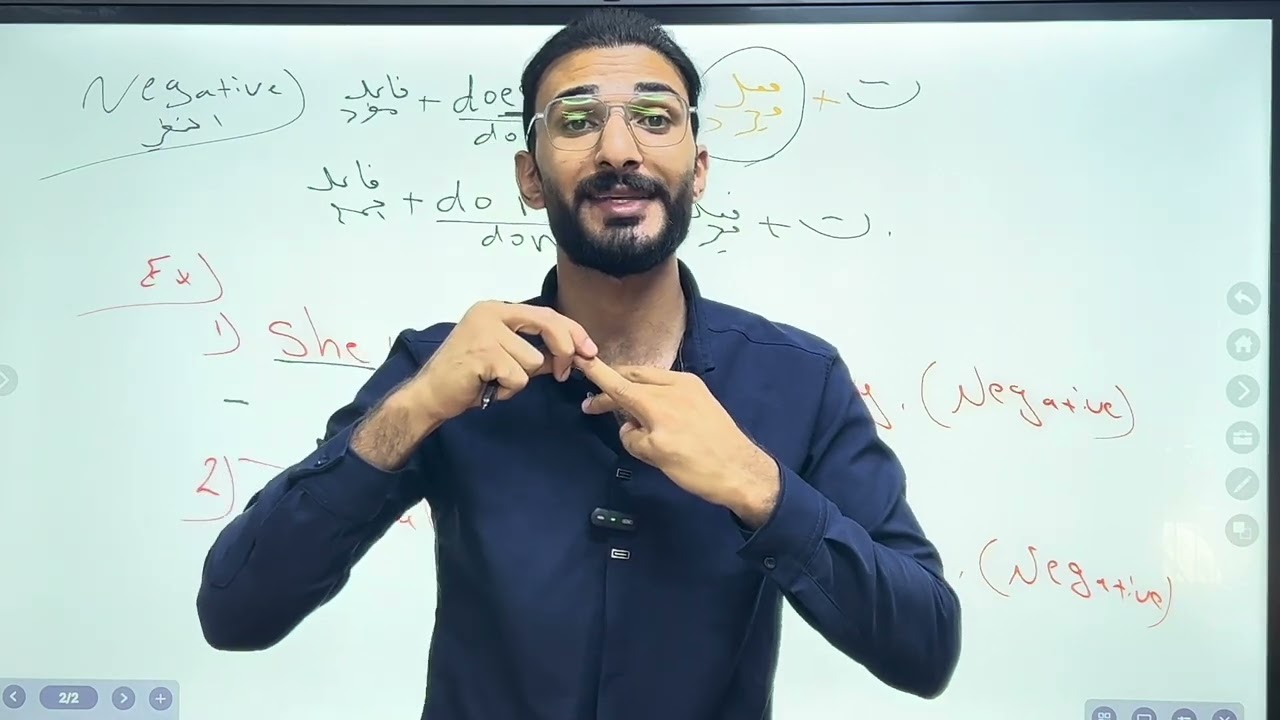المضارع البسيط / الاول متوسط 