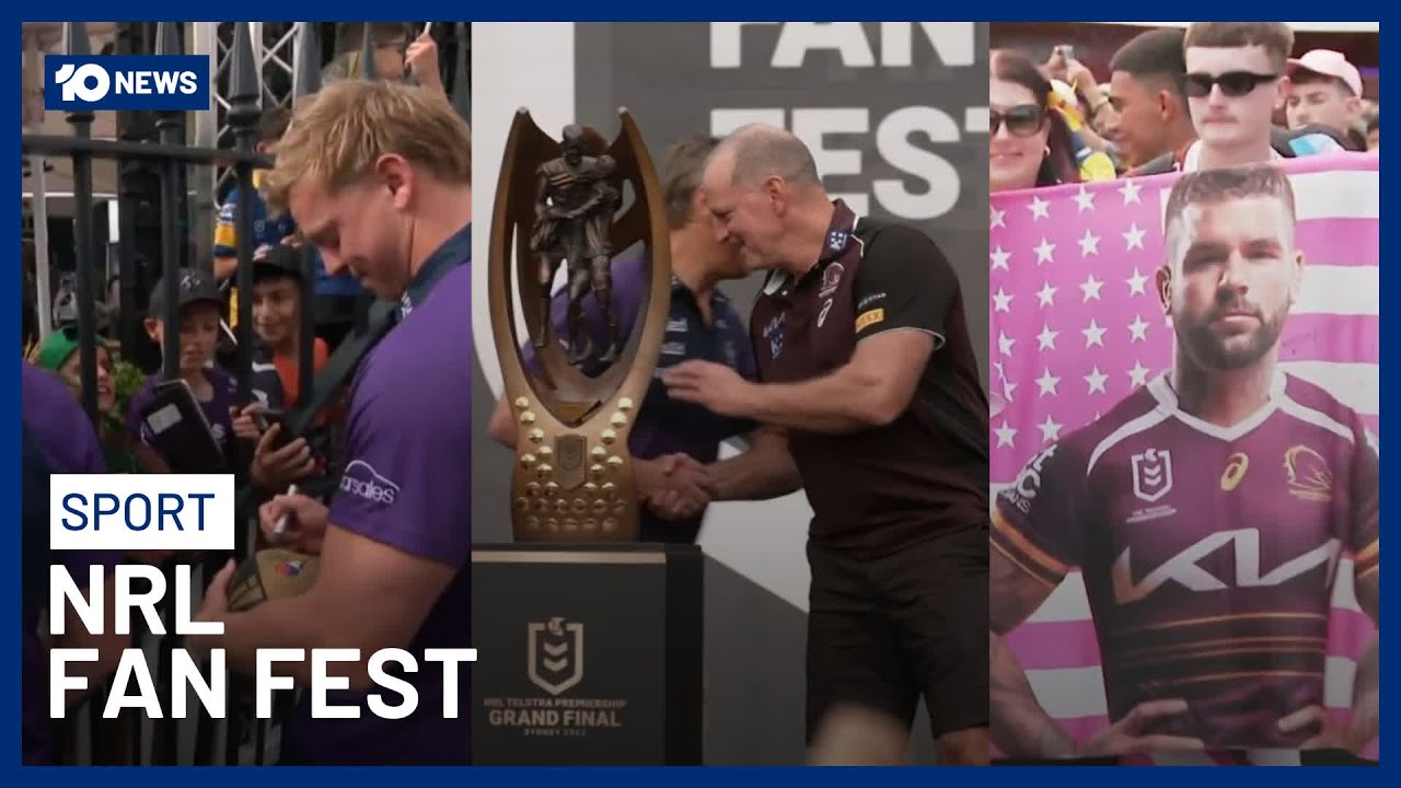 NRL Fans Gather In Sydney Ahead Of Grand Final For Fan Fest | 10 News