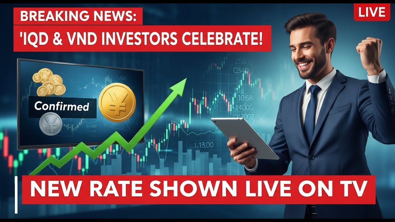 IQD & VND Investors Celebrate — New Rate Shown LIVE on TV  Iraqi Dinar News 2026