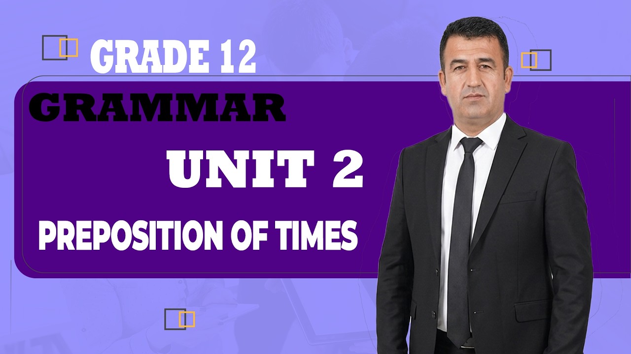 Unit 2 lesson 1 Preposition of times 
