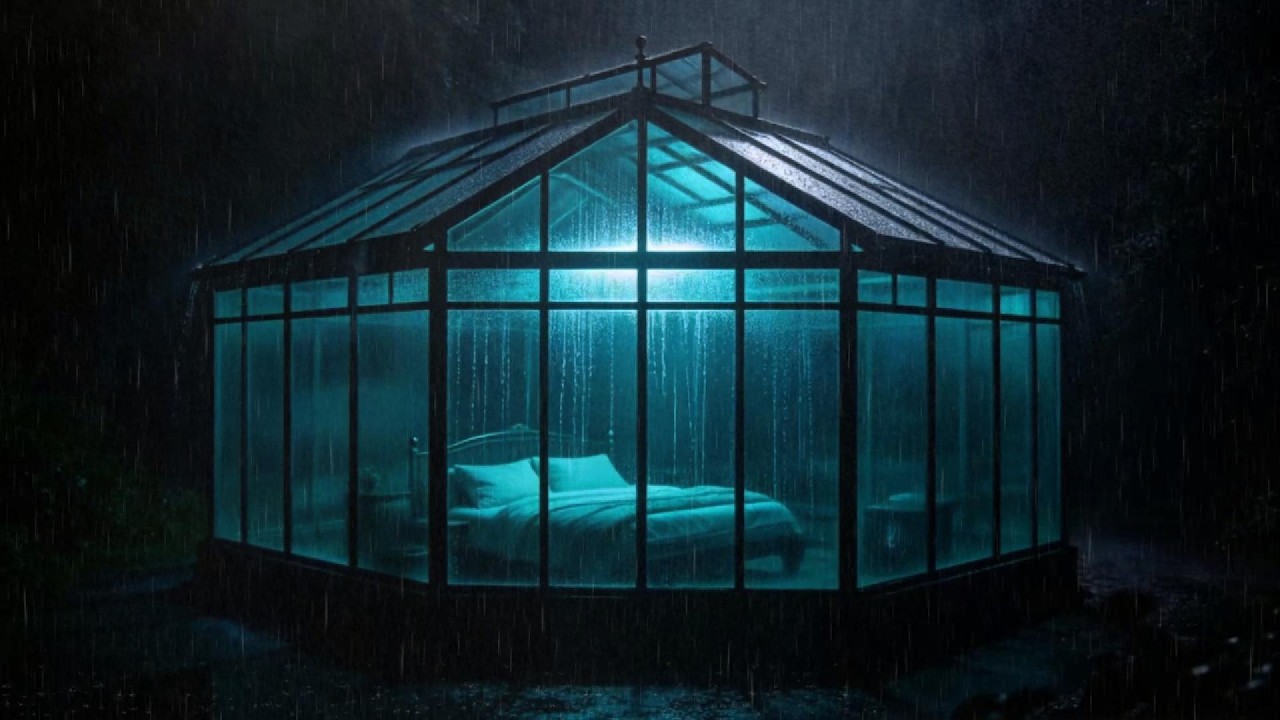 Heavy Rain Sounds for Sleeping 😴 Black Screen Rain for Stress Relief Sleep
