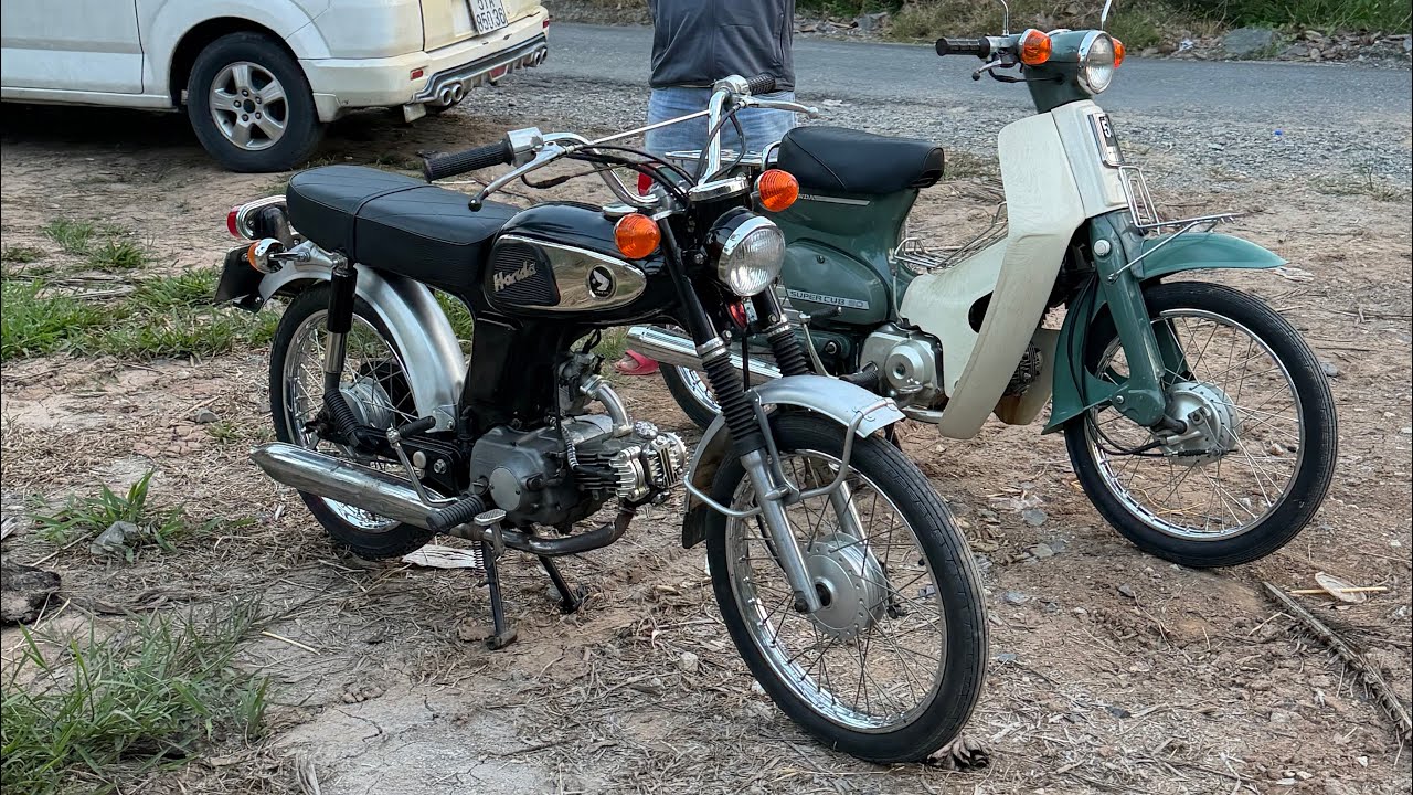 Cub 81 & Honda 67 gia dễ thương 