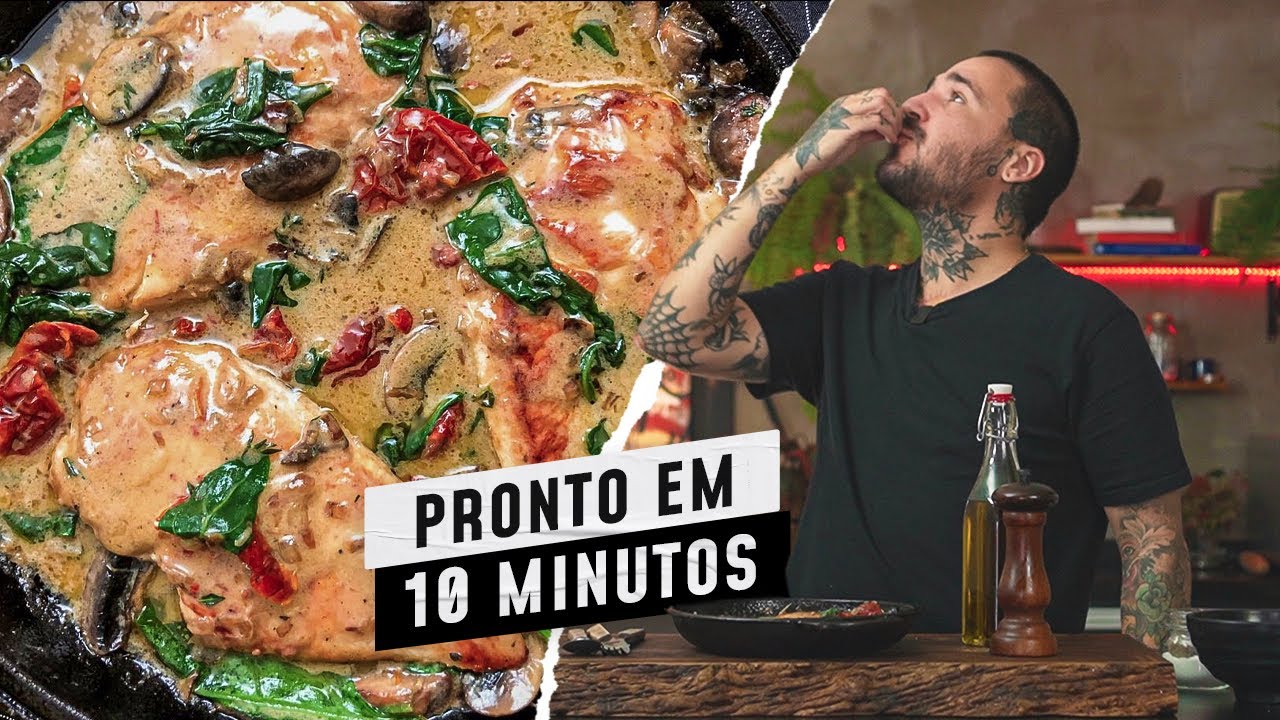 FILÉ DE FRANGO ESPECIAL EM UMA PANELA!
