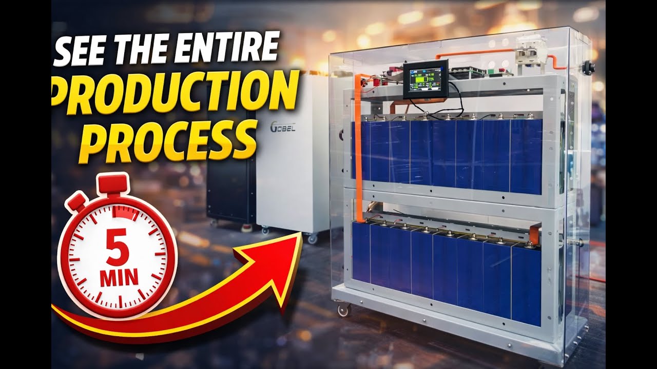 GP-PROJECT-X1 16kWh Battery Assembly in 5 Minutes