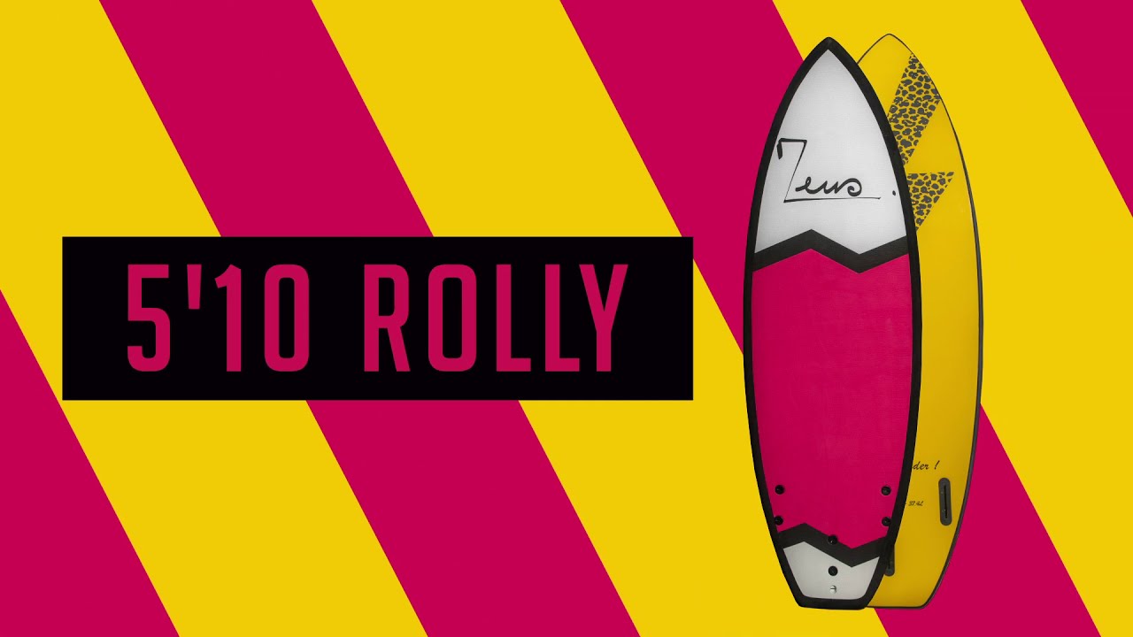 Softboard 5'10 rolly Zeus surfboards