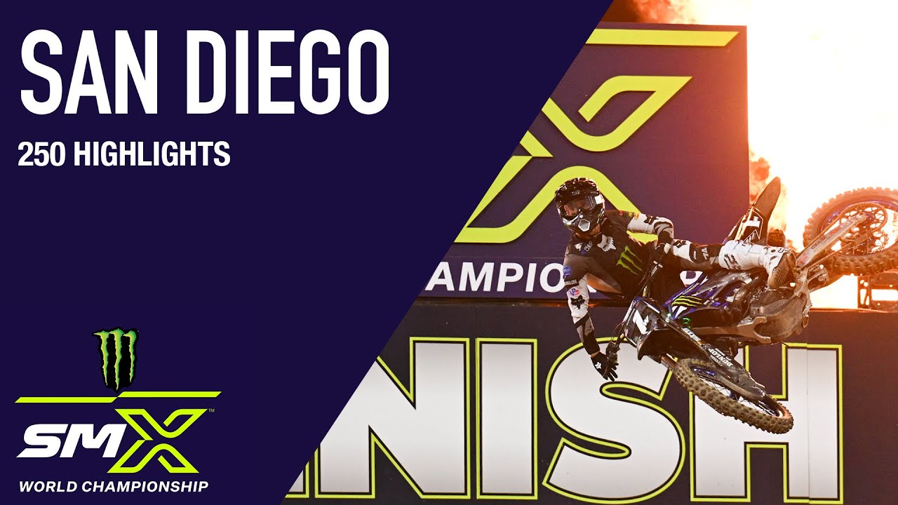 Supercross Round #2 250SX Highlights | San Diego, CA Snapdragon Stadium | January 17, 2026