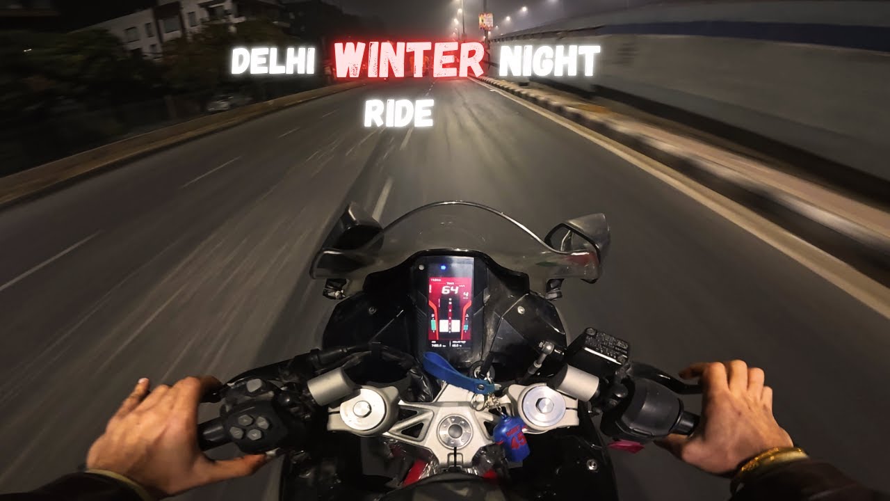 RR310 Ride in the Cold Nights of Delhi 🏍️ | Night Motovlog