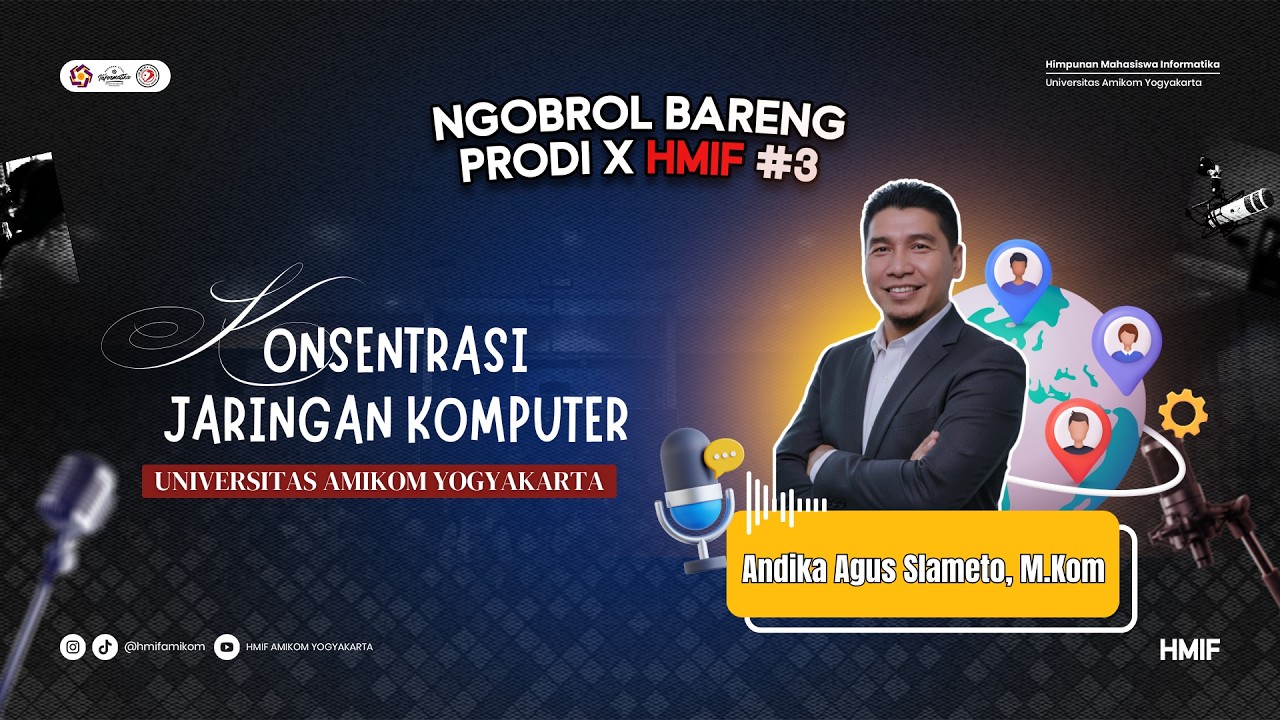 NGOBROL BARENG KAPRODI INFORMATIKA: MENGENAL KONSENTRASI JARINGAN KOMPUTER | DUNIA NETWORKING PRO IT