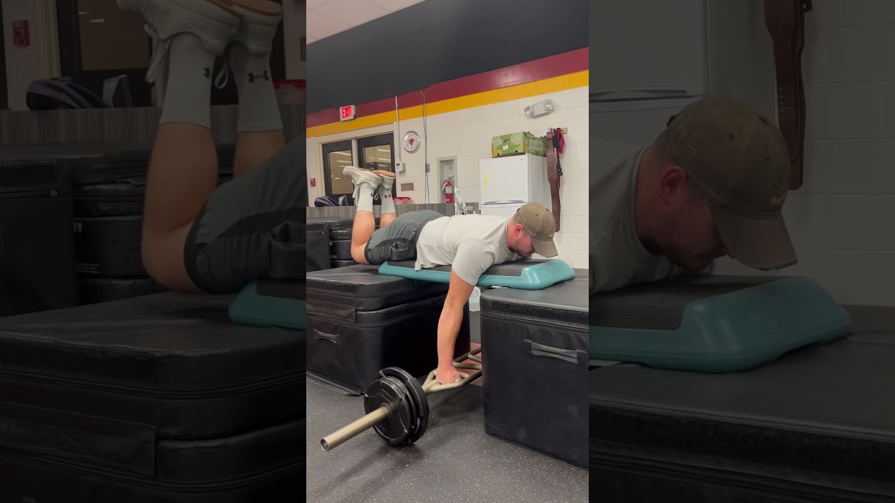 Neutral Grip Barbell Seal Rows 