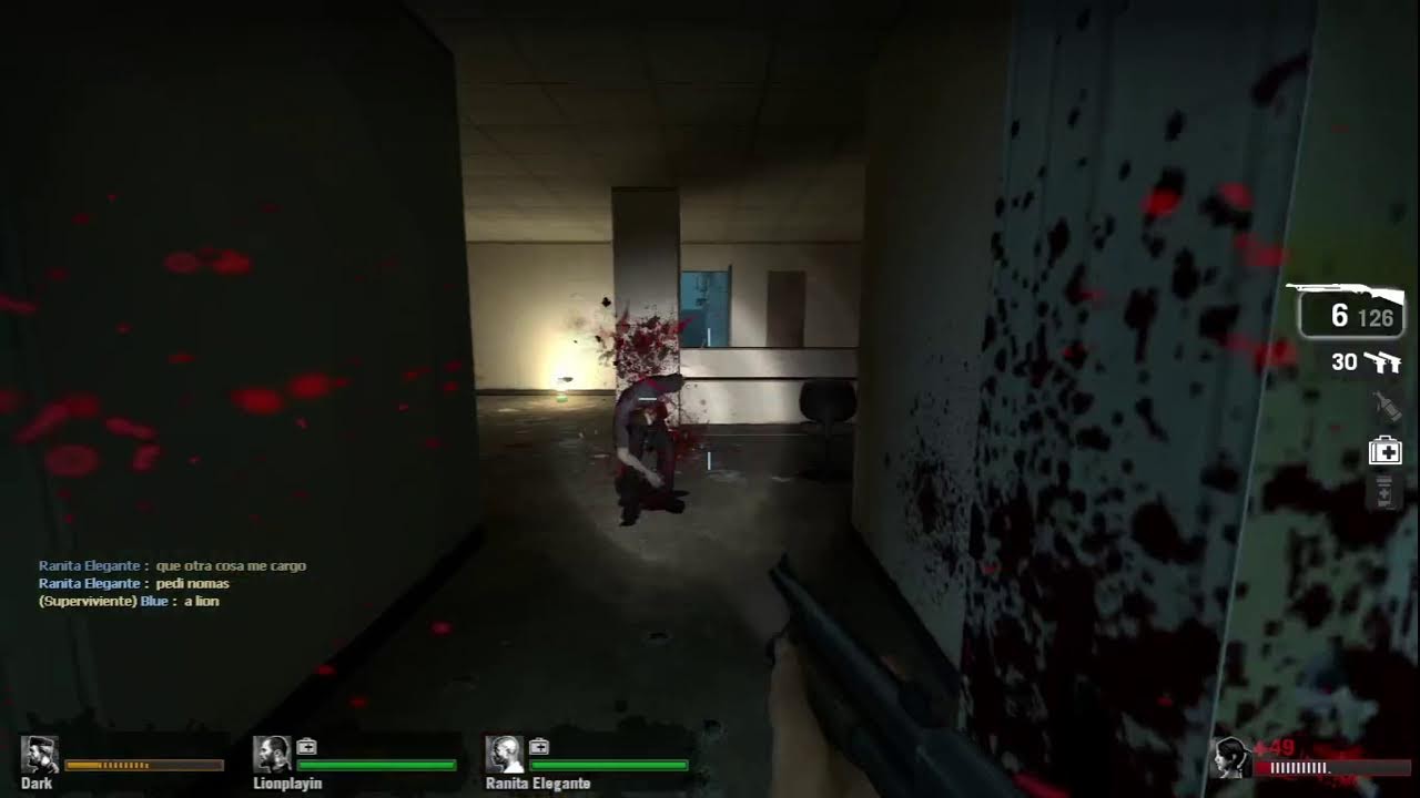 dia 5 completando LEFT 4 DEAD en la maxima dificultad