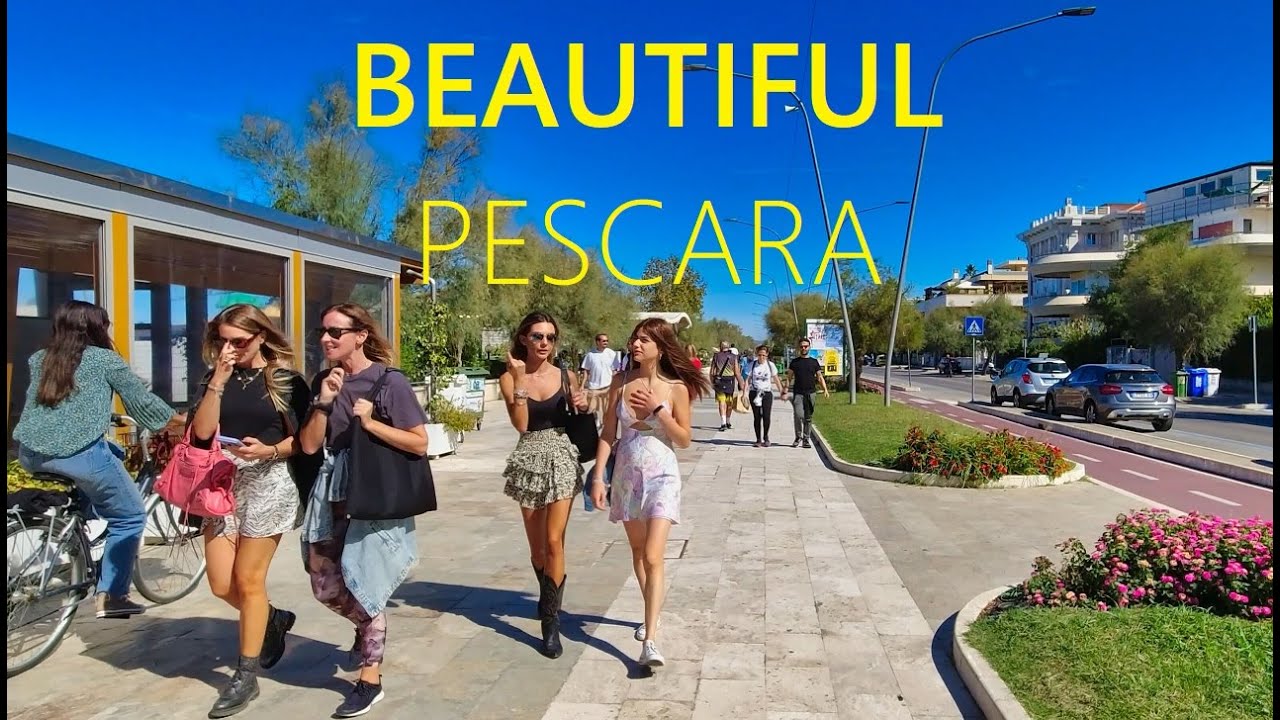 PESCARA ITALY 🔴 Best beach vacation 2025 in Abruzzo [4K UHD]