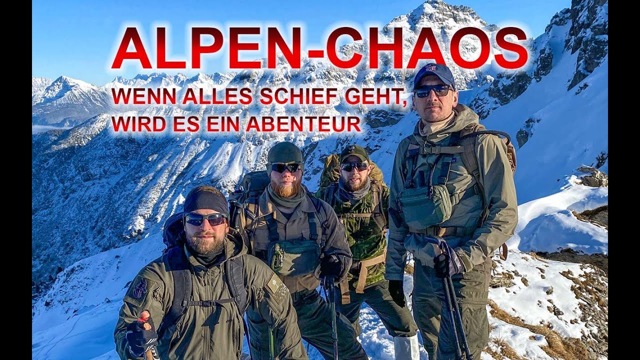 Schneeschuhwandern auf 2000 Meter. Alles geht schief - Abenteuer pur! Alpen