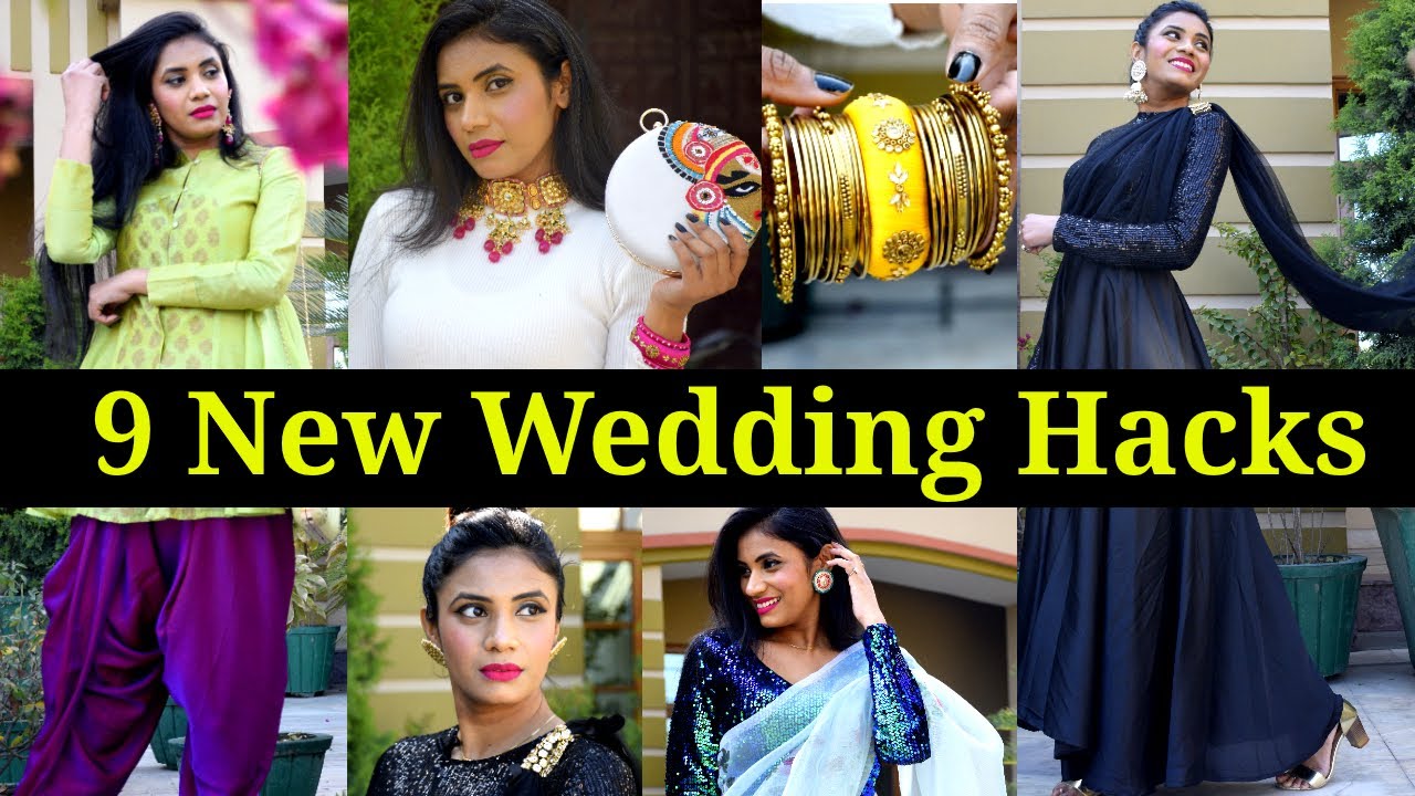9 Life Saving Wedding Hacks You Must Try | Indian Wear Fashion Hacks  #शादी | Restyling Tips Aanchal