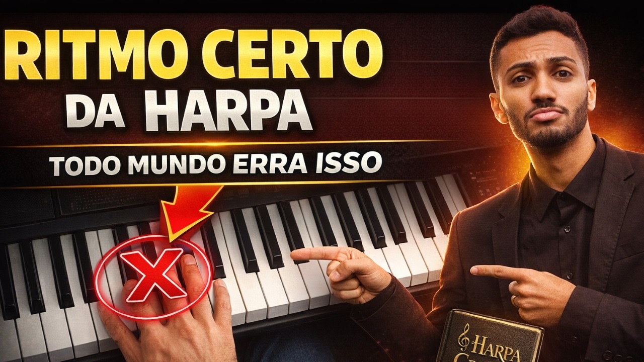 Os 5 Ritmos Certos Para Tocar TODOS os Hinos da Harpa no Teclado