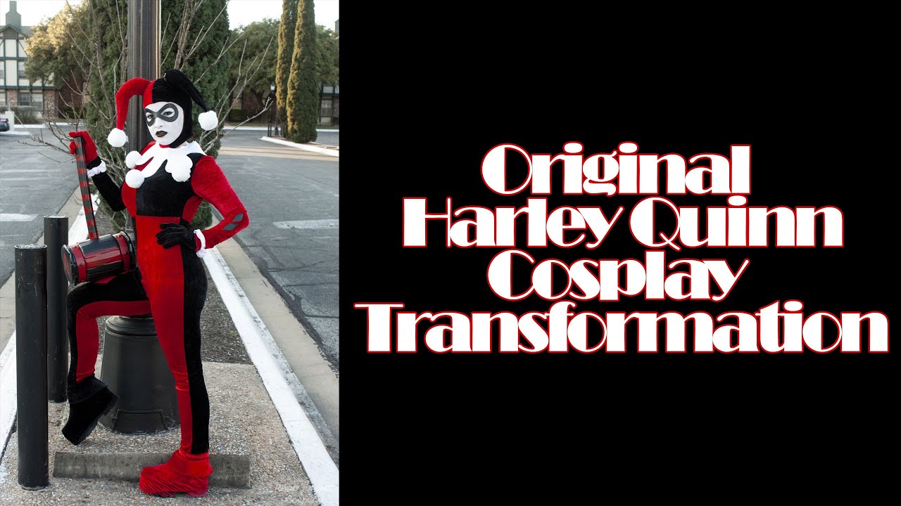 Original Harley Quinn Cosplay Transformation