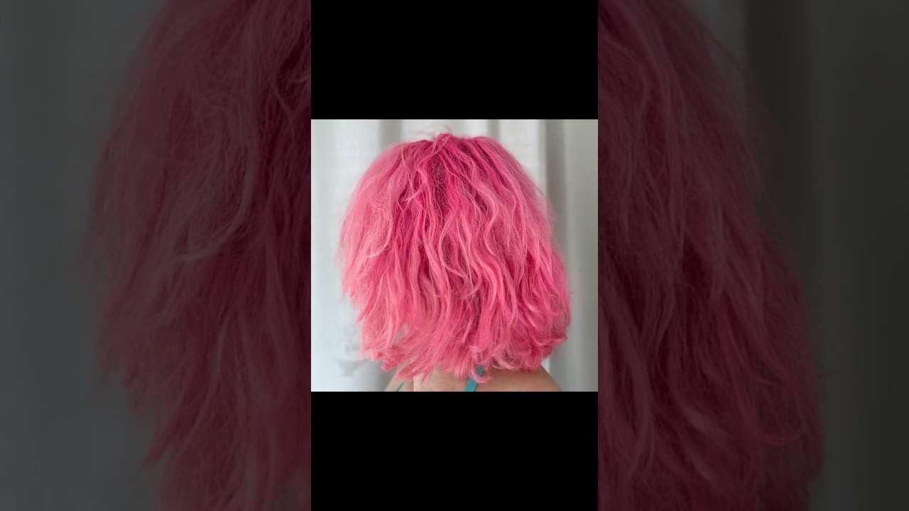 Розовый вайб 🌸CRAZY COLOR #pinkhairdontcare #розовый #pinkhair #pinkhaircolor #pink