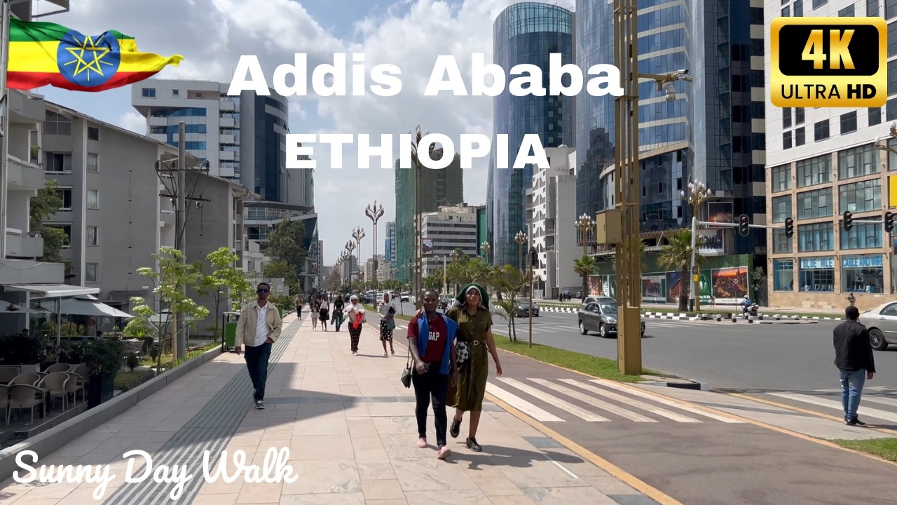 ETHIOPIA’s Capital in 4K 🇪🇹 | Addis Ababa Walking Tour & Street Life