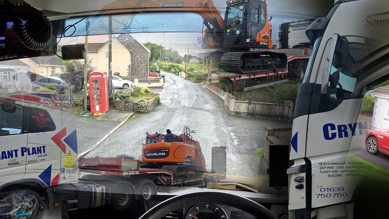 Whitland South Wales — доставка по узким улочкам