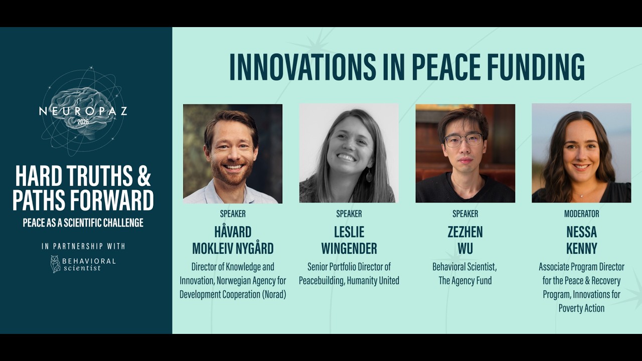 Neuropaz 2026: Innovations in Peace Funding (8/10)