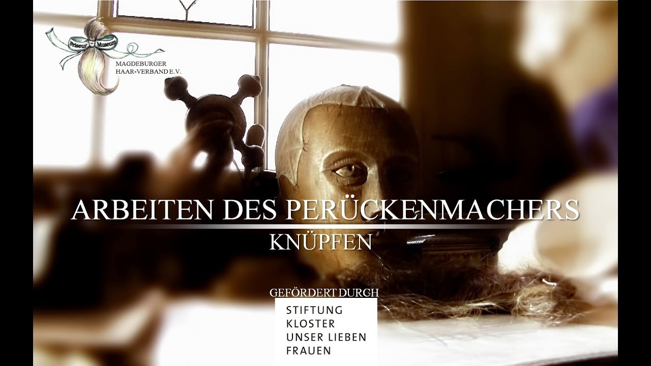 Arbeiten des Perückenmachers | Knüpfen