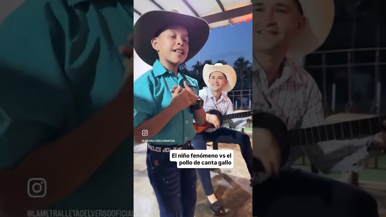 el niño fenómeno del Verso Jesús Ramírez junior y Jesús Ramírez contrapunteo. #lametralletadelverso