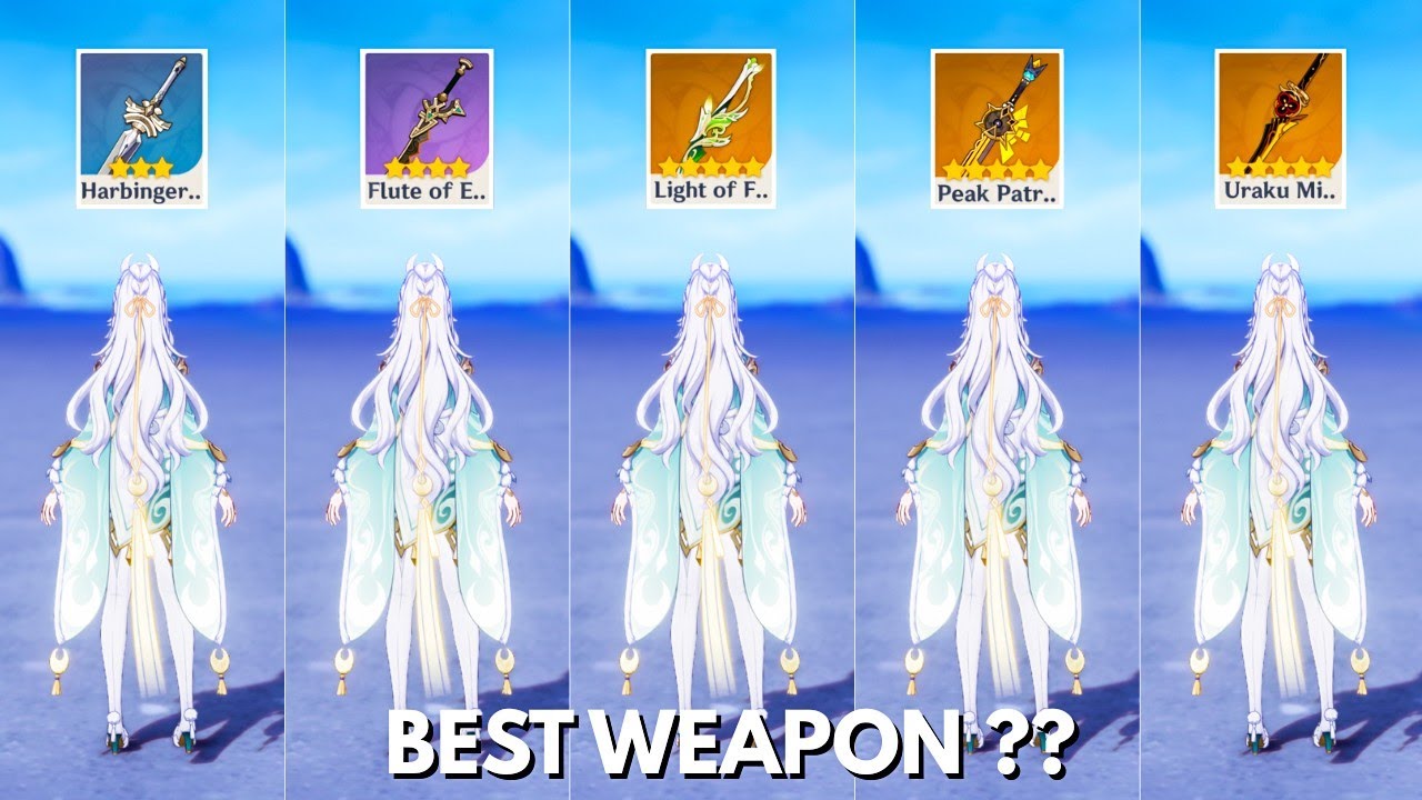 Best Weapon For C0 Zibai?? [Genshin impact]