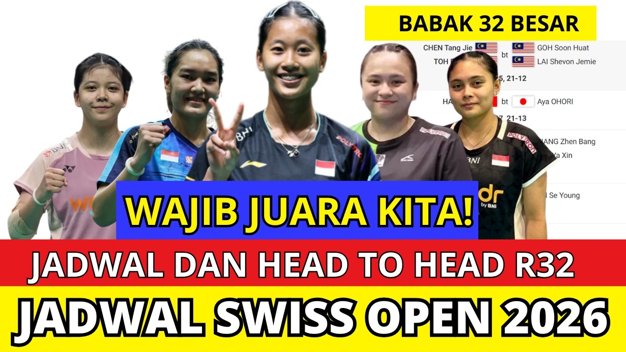 JADWAL SWISS OPEN 2026 #swissopen2026