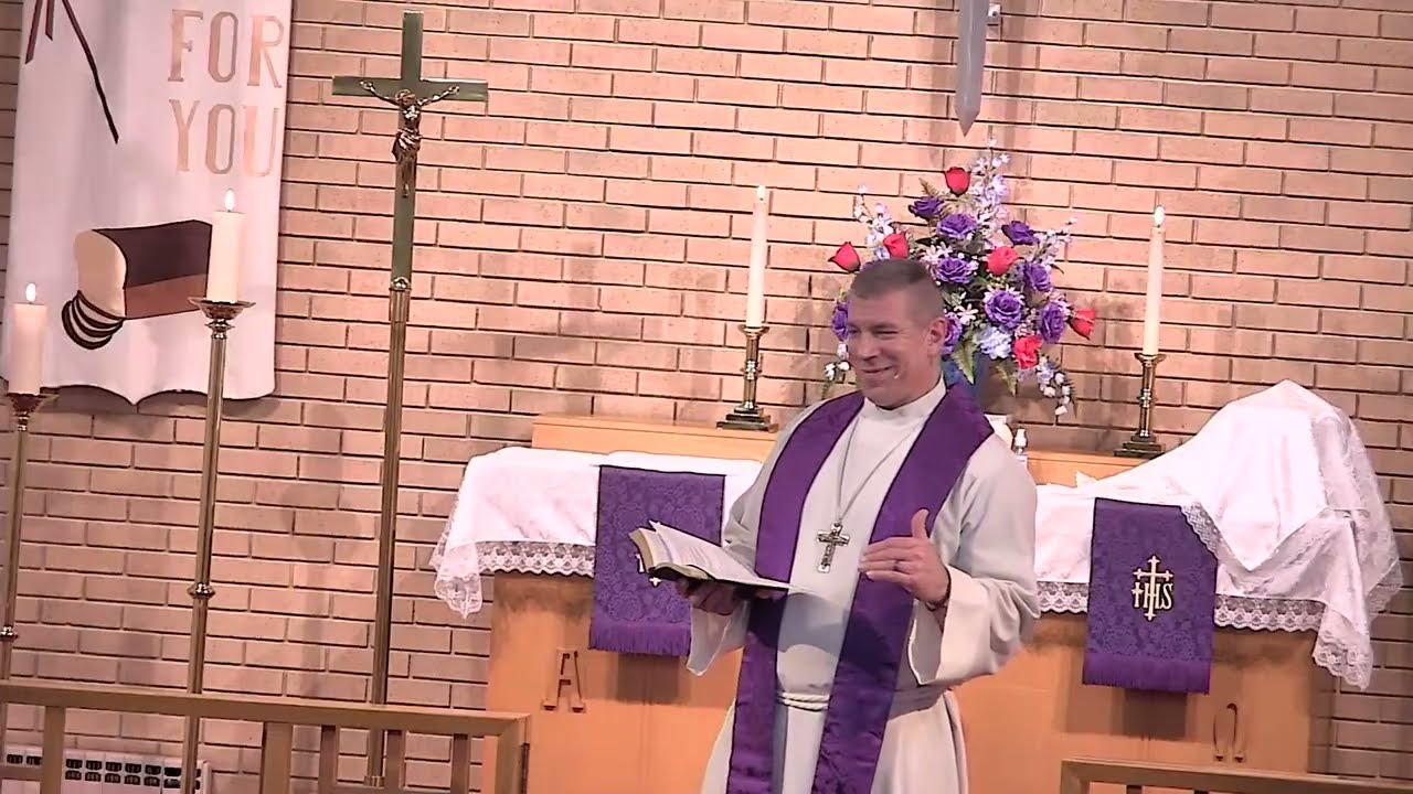 The Message on Feb. 22, at Zion Lutheran Church, Maryland Heights, Missouri, with Pastor Mark Femmel