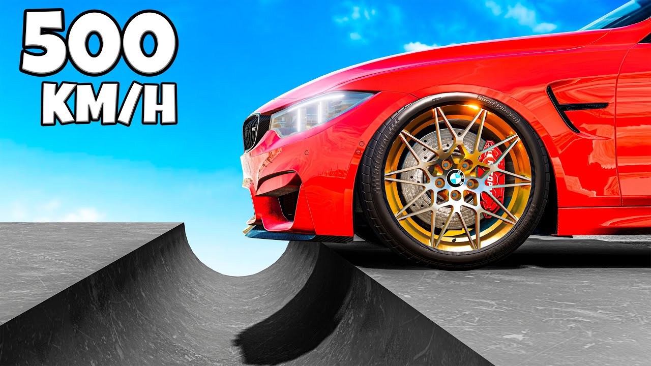 ❄️ EKSTREMALNE AUTA KONTRA ODWRÓCONE PROGI ZWALNIAJĄCE!? | BeamNG Drive |